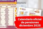 Calendario oficial de pensiones diciembre 2025: bancos y fechas clave
