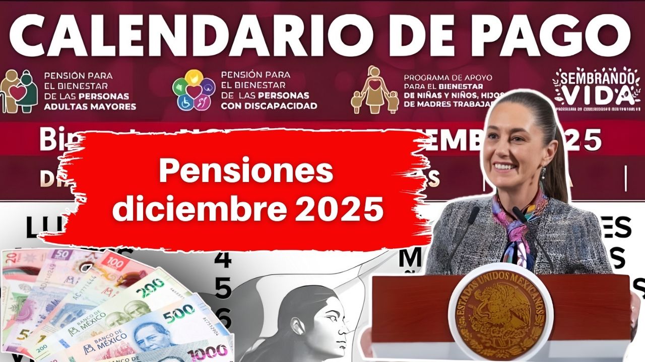 Pensiones diciembre 2025: días oficiales de cobro para pensionistas